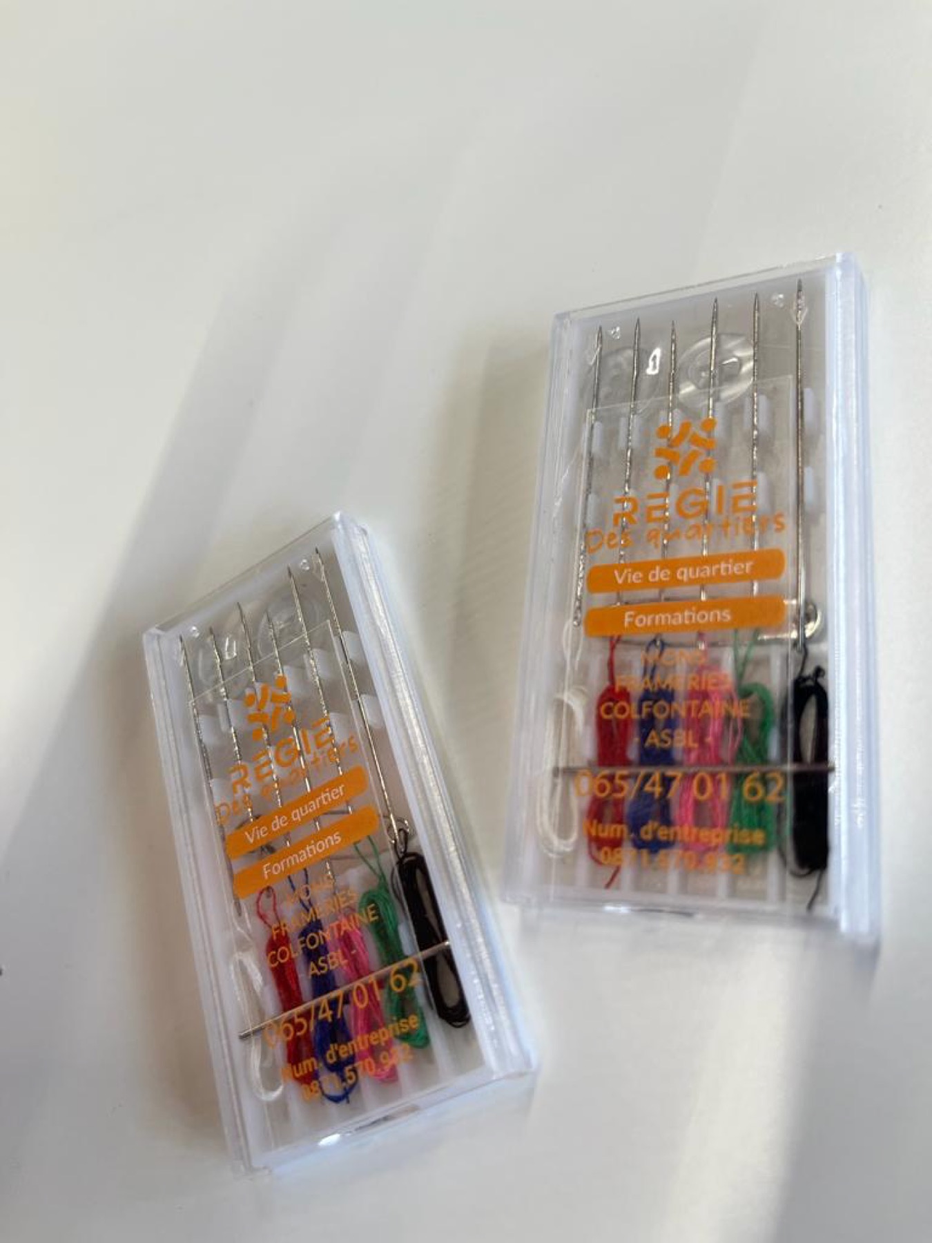Objets personnalisés Régie des Quartiers